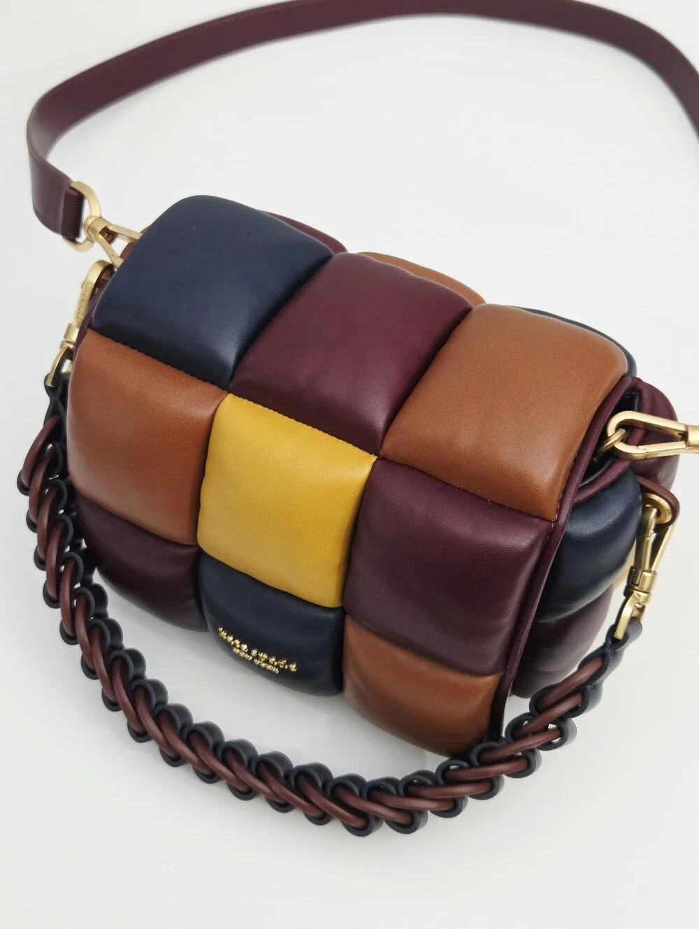 LIKE NEW KATE SPADE BOXXY RUBIX LEATHER BAG - DARK MERLOT